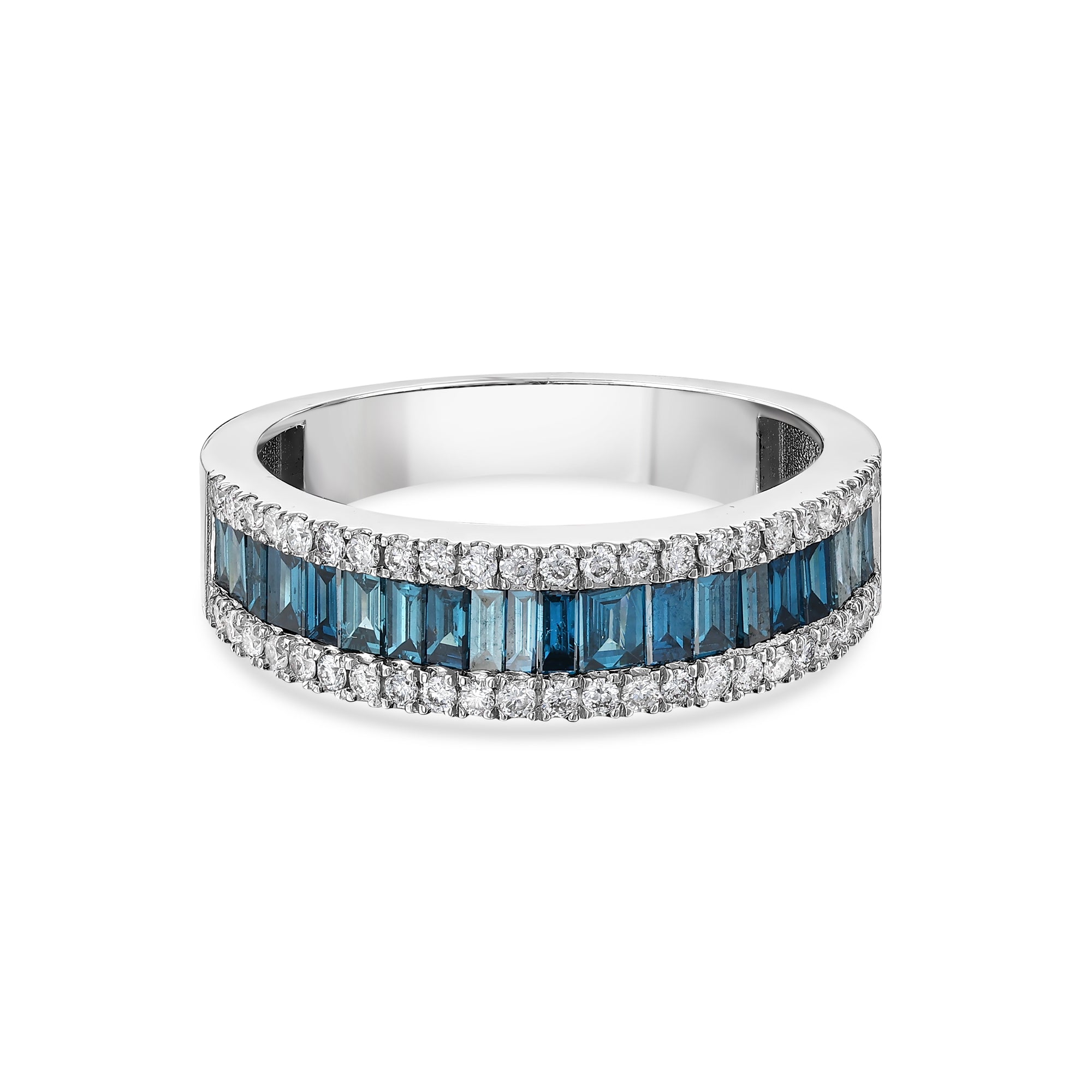 Blue diamond ring