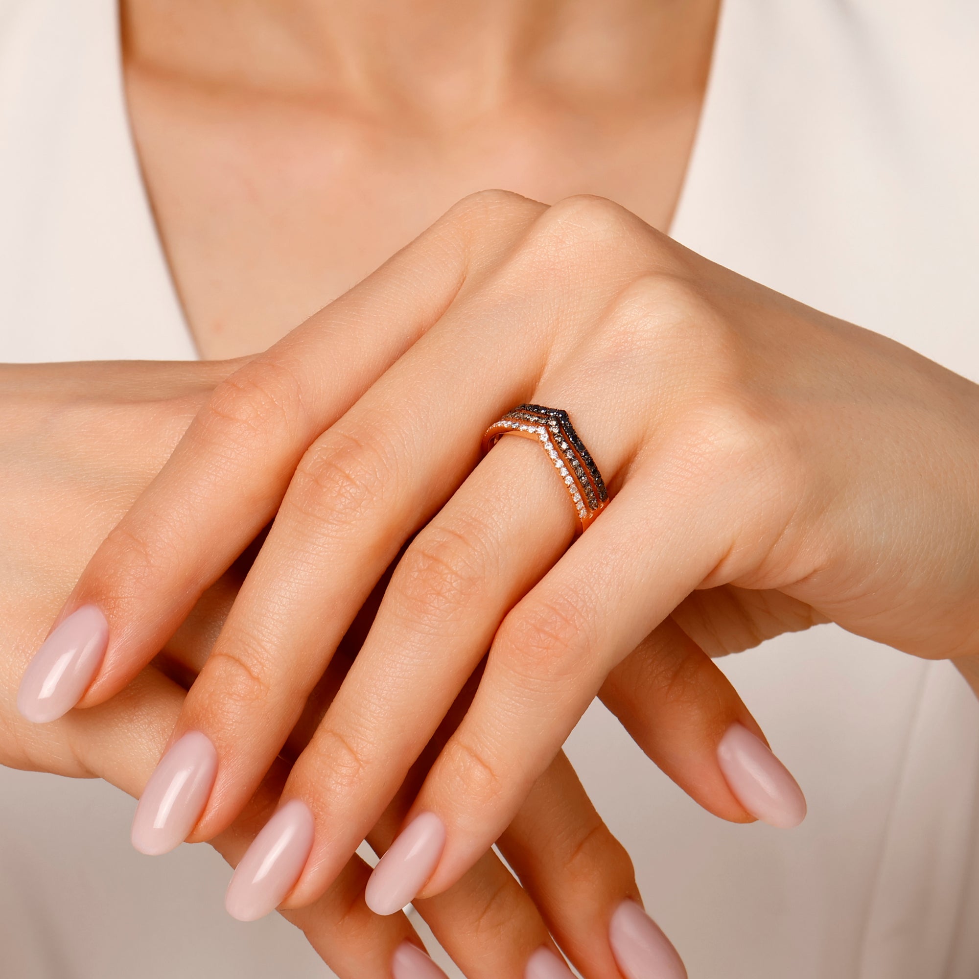 Chocolate diamond ring