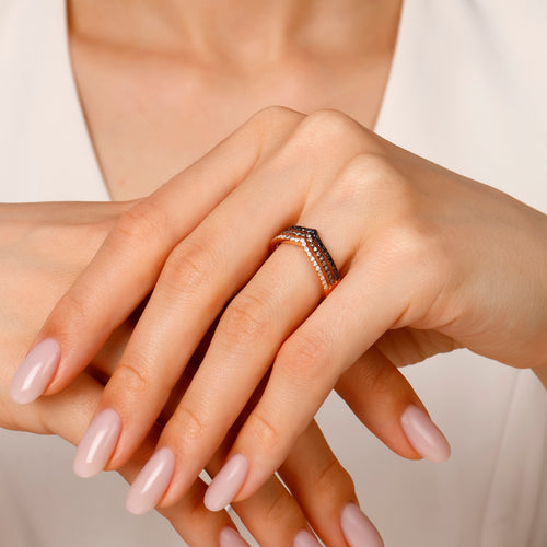 Chocolate diamond ring