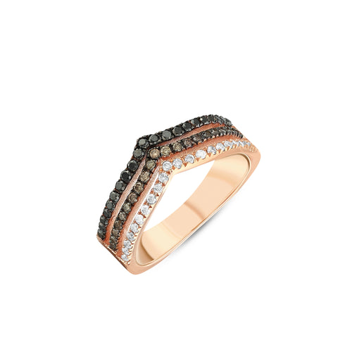 Chocolate diamond ring